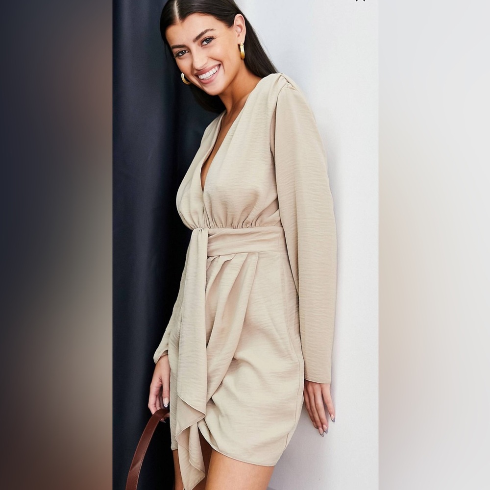 ASOS plunge mini dress